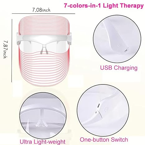 3 In 1 LED Light Therapy Face Mask