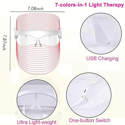 3 In 1 LED Light Therapy Face Mask