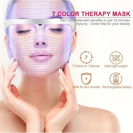3 In 1 LED Light Therapy Face Mask