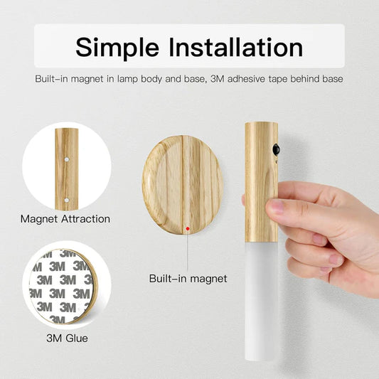 Magnetic Night Light with Motion Sensor